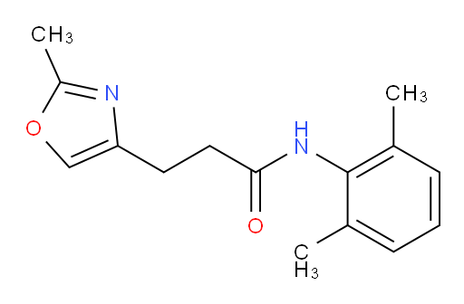 N-(2,6-dimethylphenyl)-3-(2-methyloxazol-4-yl)propanamide