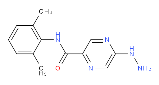 N-(2,6-dimethylphenyl)-5-hydrazinylpyrazine-2-carboxamide