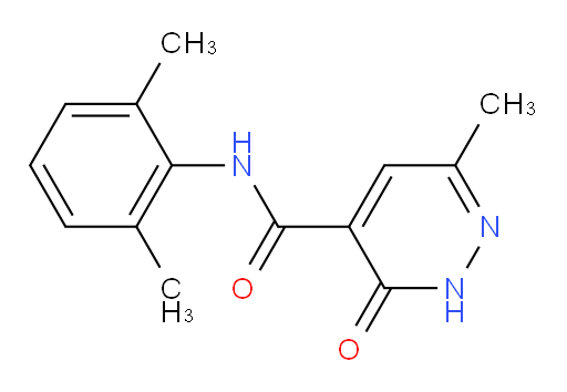 N-(2,6-dimethylphenyl)-6-methyl-3-oxo-2,3-dihydropyridazine-4-carboxamide