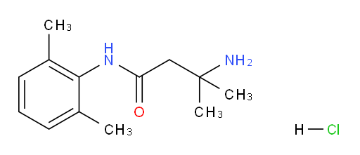 3-amino-N-(2,6-dimethylphenyl)-3-methylbutanamide hydrochloride