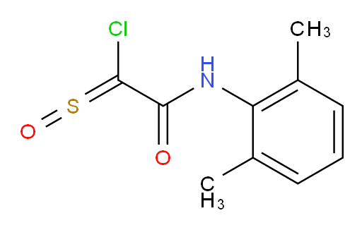 Ethanethioyl chloride, 2-[(2,6-dimethylphenyl)amino]-2-oxo-, S-oxide