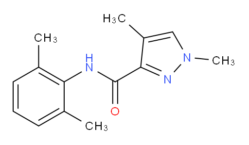 N-(2,6-dimethylphenyl)-1,4-dimethyl-1H-pyrazole-3-carboxamide