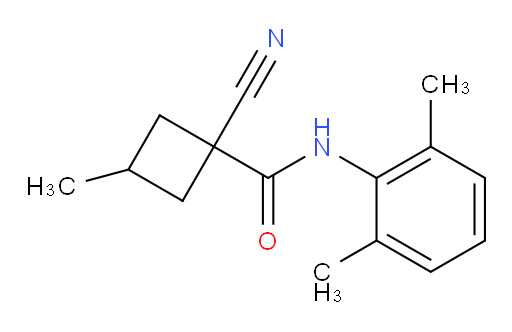 1-cyano-N-(2,6-dimethylphenyl)-3-methylcyclobutanecarboxamide