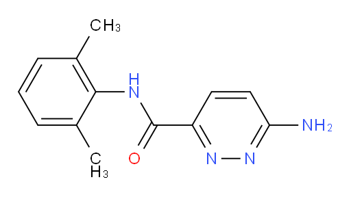 6-amino-N-(2,6-dimethylphenyl)pyridazine-3-carboxamide