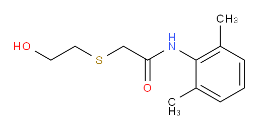 N-(2,6-dimethylphenyl)-2-((2-hydroxyethyl)thio)acetamide