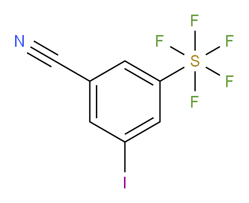 (3-Cyano-5-iodophenyl)sulfur pentafluoride