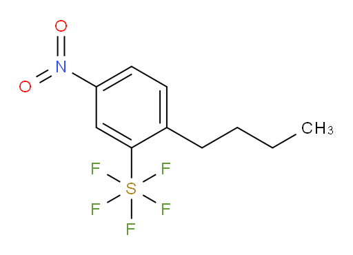 (2-Butyl-5-nitrophenyl)sulfur pentafluoride