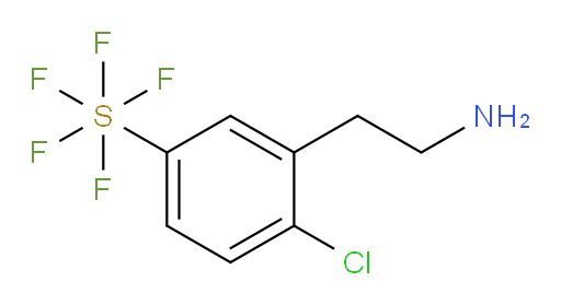 [3-(2-Aminoethyl)-4-chlorophenyl]sulfur pentafluoride