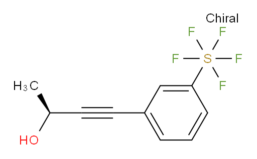 (S)-4-(3-(pentafluoromercapto)phenyl)but-3-yn-2-ol