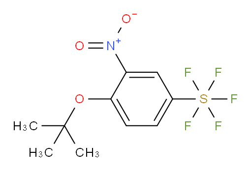 4-(tert-butoxy)-3-nitro(pentafluoromercapto)benzene
