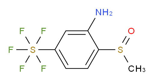 [3-Amino-4-(methylsulfinyl)phenyl]sulfur pentafluoride
