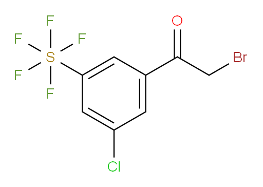 [3-(2-Bromoacetyl)-5-chlorophenyl]sulfur pentafluoride