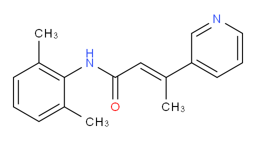 (E)-N-(2,6-dimethylphenyl)-3-(pyridin-3-yl)but-2-enamide
