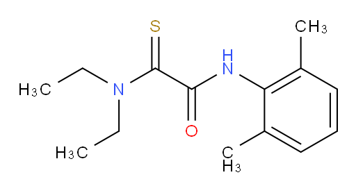 2-(diethylamino)-N-(2,6-dimethylphenyl)-2-thioxoacetamide