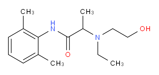 N-(2,6-dimethylphenyl)-2-(ethyl(2-hydroxyethyl)amino)propanamide