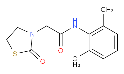 N-(2,6-dimethylphenyl)-2-(2-oxothiazolidin-3-yl)acetamide