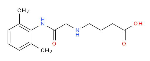 4-((2-((2,6-dimethylphenyl)amino)-2-oxoethyl)amino)butanoic acid