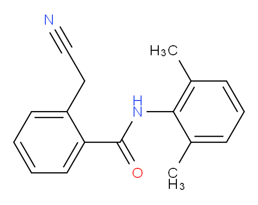 2-(cyanomethyl)-N-(2,6-dimethylphenyl)benzamide
