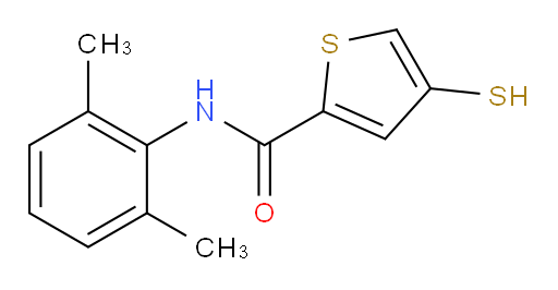 N-(2,6-dimethylphenyl)-4-mercaptothiophene-2-carboxamide