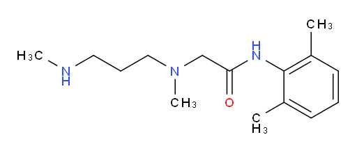N-(2,6-dimethylphenyl)-2-(methyl(3-(methylamino)propyl)amino)acetamide