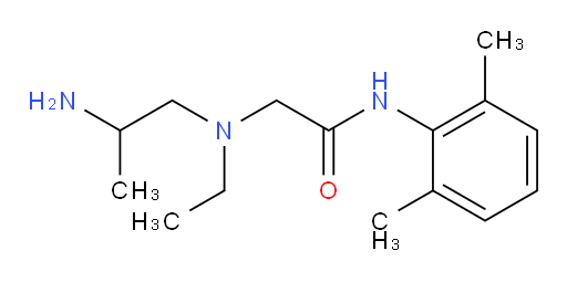 2-((2-aminopropyl)(ethyl)amino)-N-(2,6-dimethylphenyl)acetamide