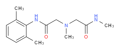 N-(2,6-dimethylphenyl)-2-(methyl(2-(methylamino)-2-oxoethyl)amino)acetamide