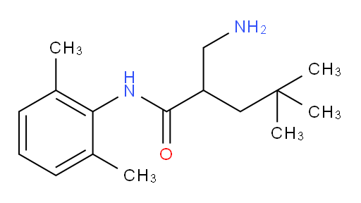2-(aminomethyl)-N-(2,6-dimethylphenyl)-4,4-dimethylpentanamide