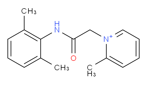 1-(2-((2,6-dimethylphenyl)amino)-2-oxoethyl)-2-methylpyridin-1-ium