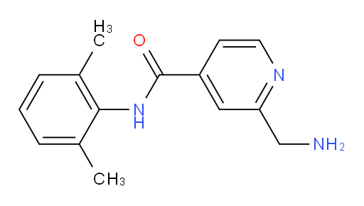 2-(aminomethyl)-N-(2,6-dimethylphenyl)isonicotinamide
