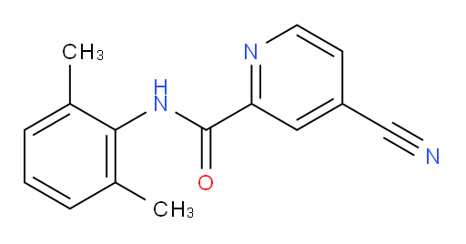 4-cyano-N-(2,6-dimethylphenyl)picolinamide