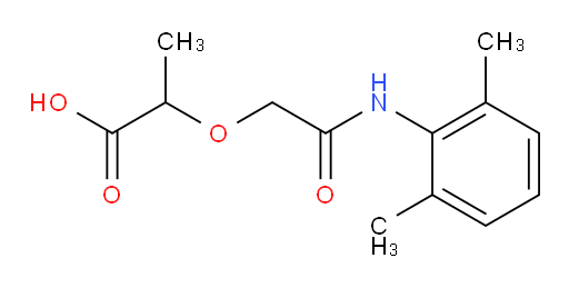 2-(2-((2,6-dimethylphenyl)amino)-2-oxoethoxy)propanoic acid