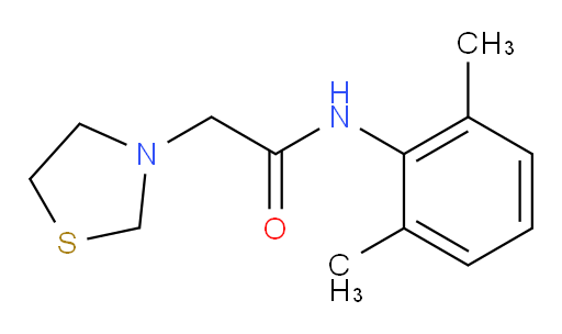 N-(2,6-dimethylphenyl)-2-(thiazolidin-3-yl)acetamide