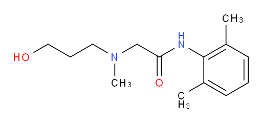 N-(2,6-dimethylphenyl)-2-((3-hydroxypropyl)(methyl)amino)acetamide