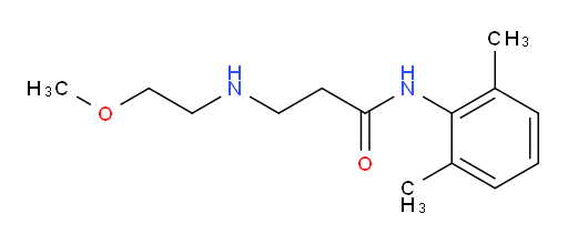 N-(2,6-dimethylphenyl)-3-((2-methoxyethyl)amino)propanamide