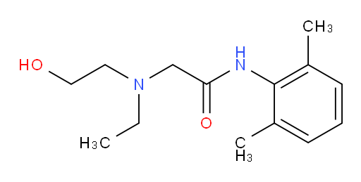 N-(2,6-dimethylphenyl)-2-(ethyl(2-hydroxyethyl)amino)acetamide