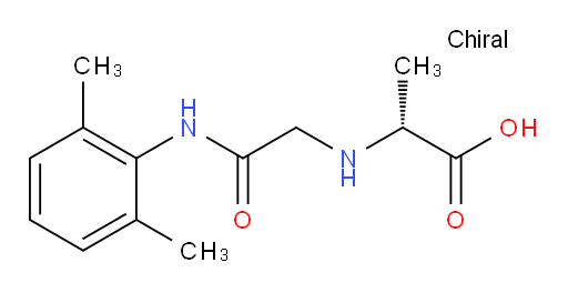 (R)-2-((2-((2,6-dimethylphenyl)amino)-2-oxoethyl)amino)propanoic acid