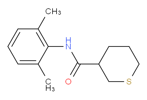 N-(2,6-dimethylphenyl)tetrahydro-2H-thiopyran-3-carboxamide