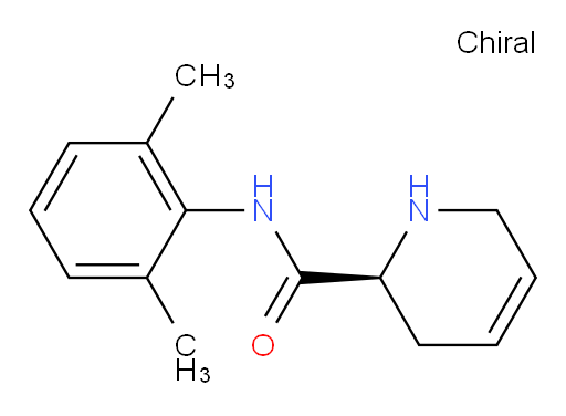 (S)-N-(2,6-dimethylphenyl)-1,2,3,6-tetrahydropyridine-2-carboxamide