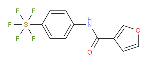 [4-[(3-furanylcarbonyl)amino]phenyl]sulfur pentafluoride