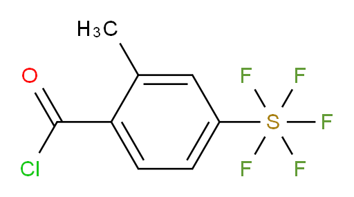 [4-(chlorocarbonyl)-3-methylphenyl]sulfur pentafluoride