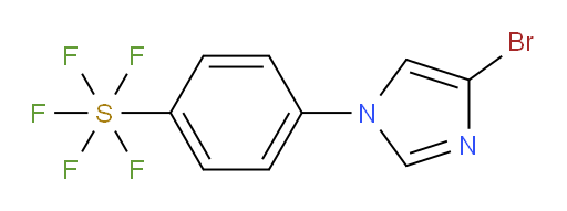 [4-(4-Bromo-1H-imidazol-1-yl)phenyl]sulfur pentafluoride