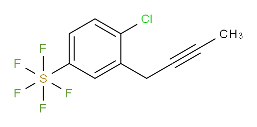 3-(but-2-yn-1-yl)-4-chloro(pentafluoromercapto)benzene