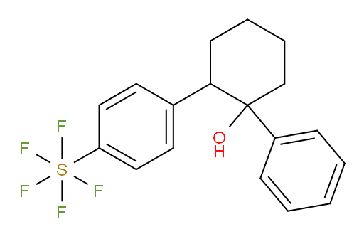2-(4-(pentafluoromercapto)phenyl)-1-phenylcyclohexanol