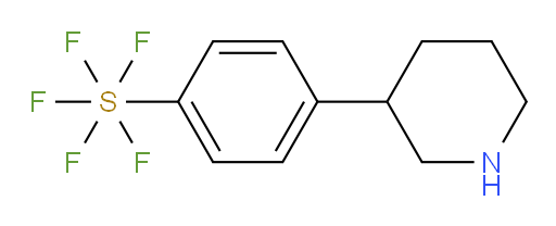 [4-(3-piperidinyl)phenyl]sulfur pentafluoride