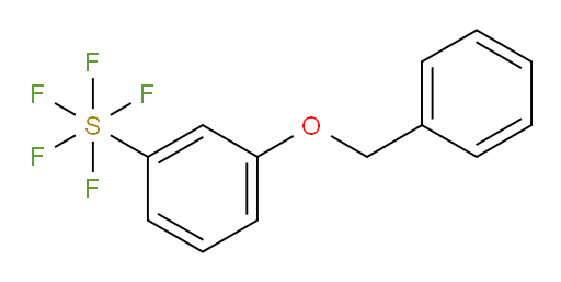 [3-(phenylmethoxy)phenyl]sulfur pentafluoride