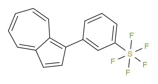 3-(azulen-1-yl)(pentafluoromercapto)benzene