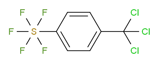 [4-(trichloromethyl)phenyl]sulfur pentafluoride