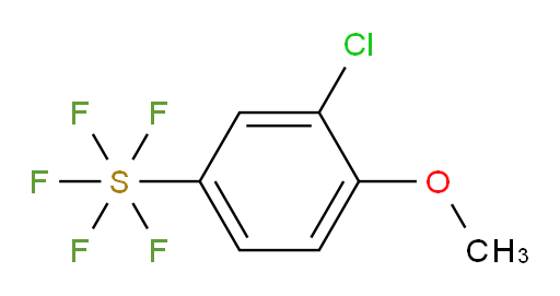 (3-chloro-4-methoxyphenyl)sulfur pentafluoride