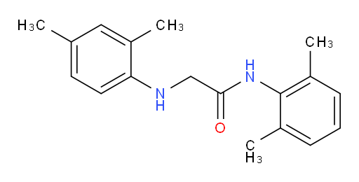 N-(2,6-dimethylphenyl)-2-((2,4-dimethylphenyl)amino)acetamide