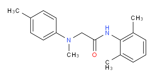 N-(2,6-dimethylphenyl)-2-(methyl(p-tolyl)amino)acetamide